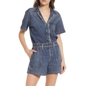 Rag & Bone Miramar Nonstretch Denim Romper